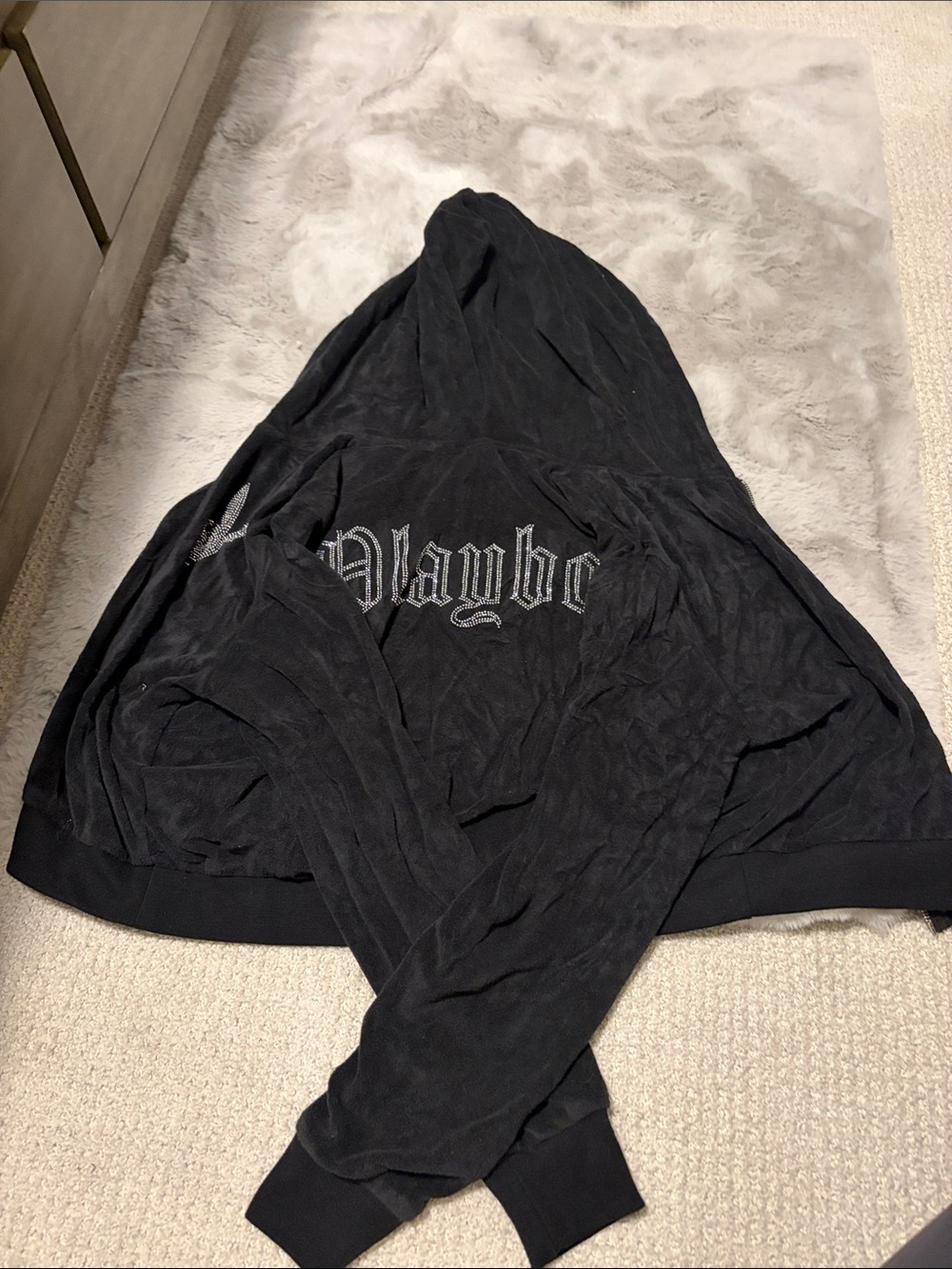 PLAYBOY Black Hoodie Jacket